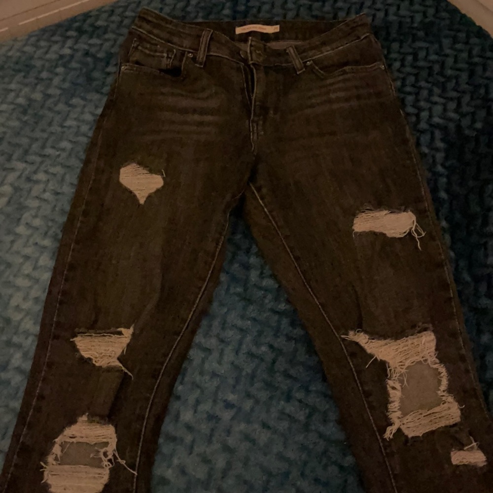 Levi’s quirky cut skinny jeans 25